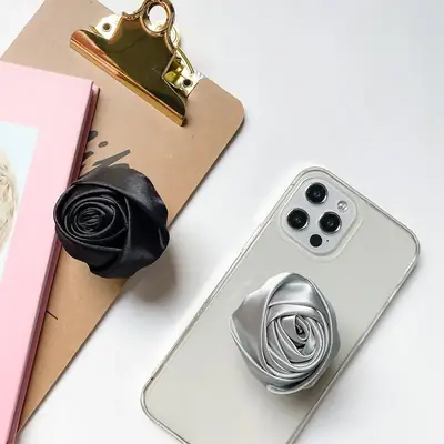 Mobile Phone Airbag Bracket with Rose Design