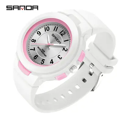 Sanda Rose Gold Quartz Watch for Men Women