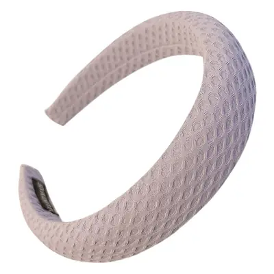Candy-Colored Waffle Wide Bristle Hair Band for Women