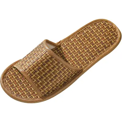 Bamboo Rattan Open Toe Sandals for Men Women