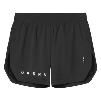 Men's Black Summer Shorts with Multi-Pocket Design