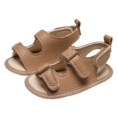 Green Rubber Toddler Sandals with Secure Buckles