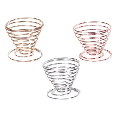 Rose Gold Spray Cup Storage Rack for Makeup Tools