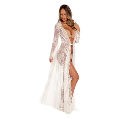 2025 Lace Sun-Proof Loose Beach Cardigan Long Skirt