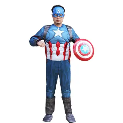 Kids Male Captain America Batman Spiderman Ant-Man Superman White Soldier Black Panther Dinosaur Costume Halloween Costume
