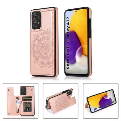 Samsung Series A72 Double Buckle Mandala Case Light Breathable
