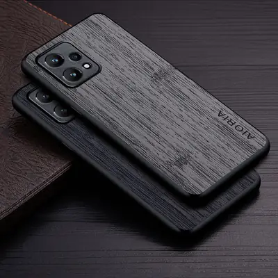 OPPO Realme 9 Pro Plus Phone Case Wooden Industrial Style