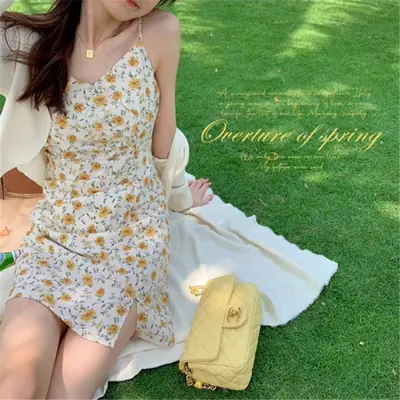 Women Floral Slip Skirt Spring Summer New Arrival