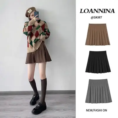 Women Pleated Skirt High Waist Summer 2025