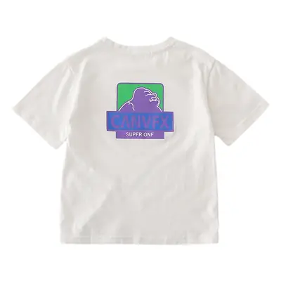 Tuma Tuo Kids T-Shirt Purple Pure Cotton Casual Family Wear
