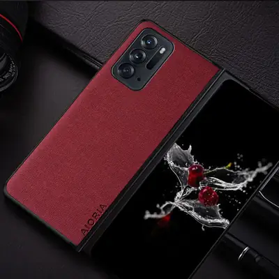 OPPO Find N Red Flannel Phone Case 360° Protection