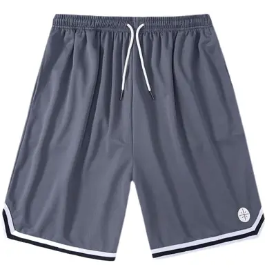 Men's Grey Ice Silk Casual Shorts 2021 New Arrival