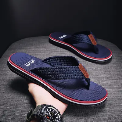 Flip Flops Men's 2022 New Trendy Men's Flip Flops Casual Outdoor Slippers Summer Beach Flip Flops