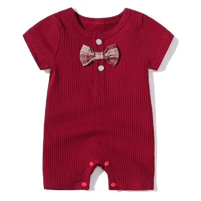 Baby Summer Wear Set with Bow & Shorts
