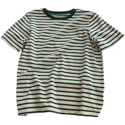 Women Striped Cotton T-Shirt Loose Fit Summer Top