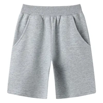 Gray Cotton Shorts for Boys Girls Large Small