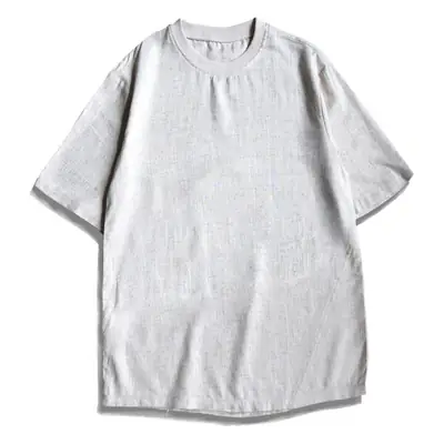 Men Ice Silk Short Sleeve T-Shirt Black Large