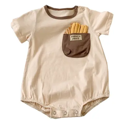 French Fries Pocket T-Shirt for Baby Family 2025