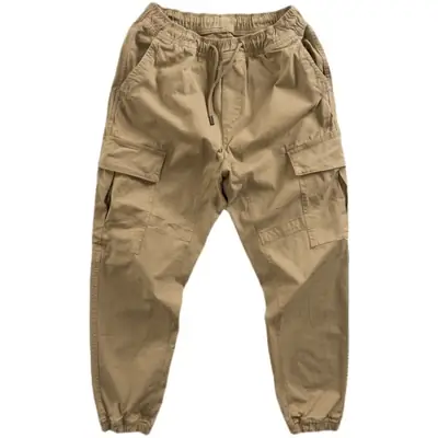Men's Work Pants Tan Loose Fit Electric Welding