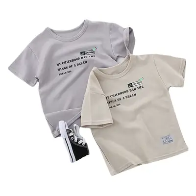 Boys Cotton T-Shirt Black Cap Summer 2025
