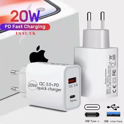 FLOVEVE PD3.0 QC3.0 18W EU Charger for iPhone 13