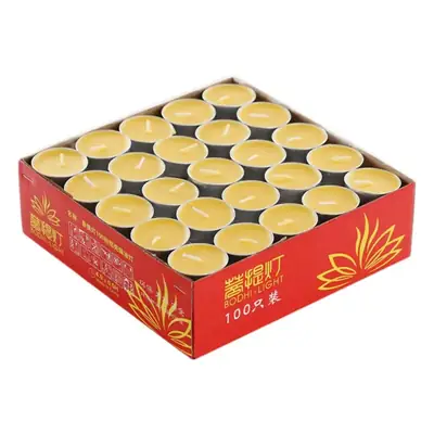 Butter lamp 100 tablets 4 hours Buddha home lamp tea wax for Changming lamp wholesale 8 hours butter candle