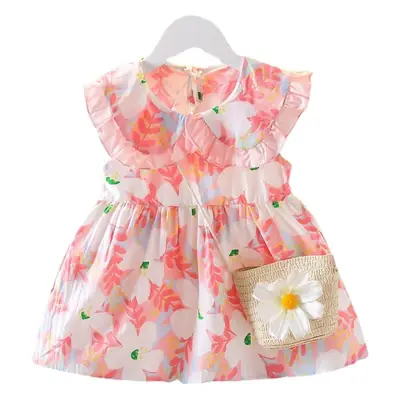 2022 New Small Floral Dress for Baby Girls