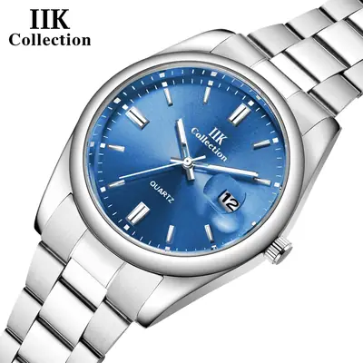 Iik Steel Band Quartz Watch for Men