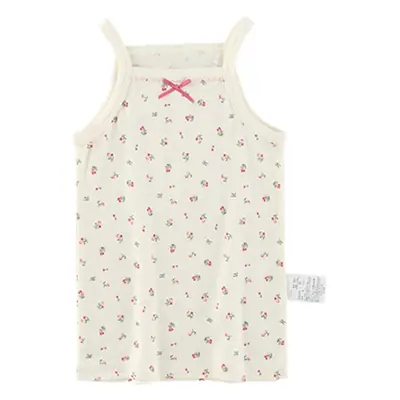 3 Pcs Pure Cotton Baby Vests Pink White X-Bracelet