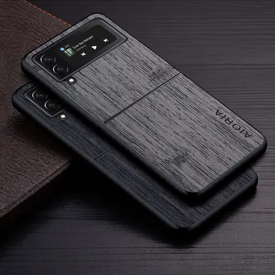 Anti-Fingerprint Leather Phone Case for Samsung Z Fold3 5g