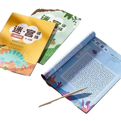 Children's Maze Concentration Training Book for Kids 3-6 Years