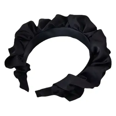Pink Satin Hairband for Women's Hairpin & Face Wash Accessories