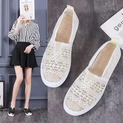 Women's Mesh Flat Sandals Breathable Soft Soled
