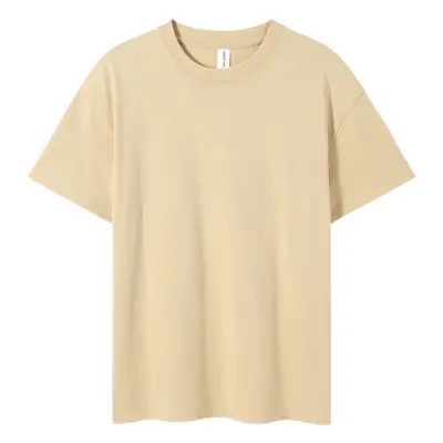 Men Olive Green Loose Fit T-Shirt Short Sleeve