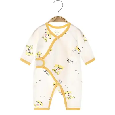 Baby Tiger Cotton Pajamas Summer Newborn