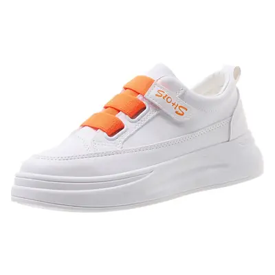 Women's White Velcro Flat Shoes 2023 Spring