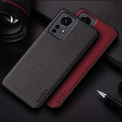 Xiaomi Mi 12 Pro Mobile Phone Case Fleece Orange