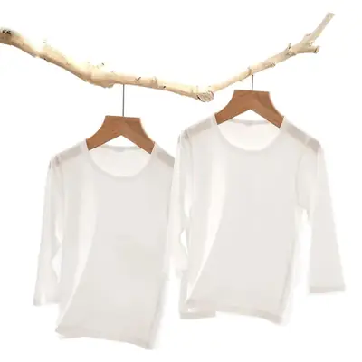 White Cotton Vest for Baby Girls Commuter Top Solid Color
