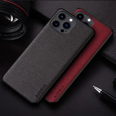 Apple iPhone 13 Pro Max Black Flannel Shell Phone