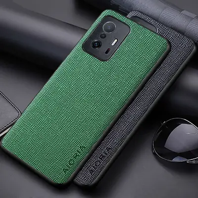 Classic Saffiano Leather Case for Xiaomi Mi 12 Pro & Mi 11 Pro
