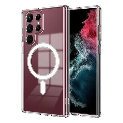 Samsung S25FE MagSafe Magnetic Phone Case Transparent Cover