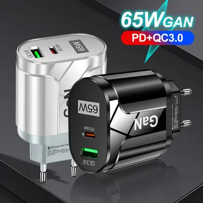 GaN 65W Fast Charging Mobile Phone Charger