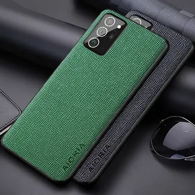 Classic Saffiano Case for Samsung Note 20 Ultra Anti-Fingerprint Scratch Protection