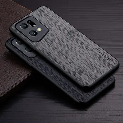 Wooden Industrial Phone Case for OPPO Find X5 Pro