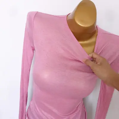 2020 Korean Wear Thin Super Long Sleeve White T-Shirt Top Base Lining Women