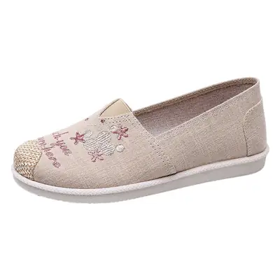 Women Black Slip-On Canvas Shoes with White Sole