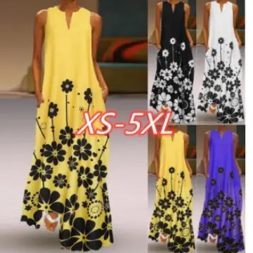 Black Floral Long Sleeve Dress for Women