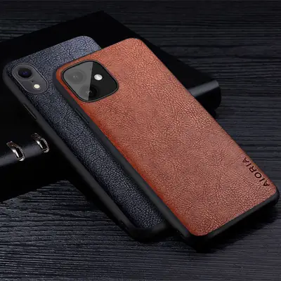 Retro Litchi Phone Case for iPhone 13 Pro Max