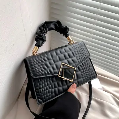 White Quilted Crossbody Bag for Women 2026