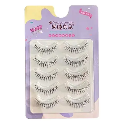 Cute False Eyelashes for Women V-Shape Transparent